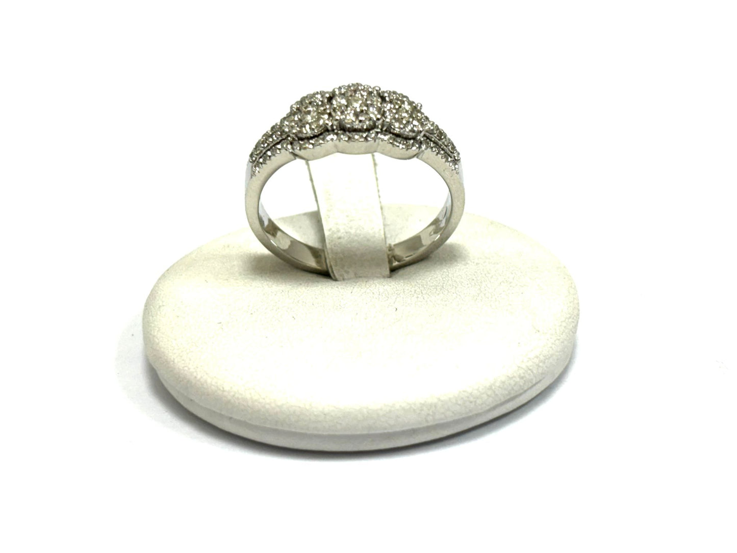 Anello trilogy magic Diamanti 0,90 ct in Oro Bianco 18 kt (750)