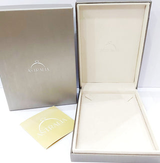Collana modello tennis con Diamanti 4,50 ct semirigida Astralia in Oro Bianco 18 kt -750