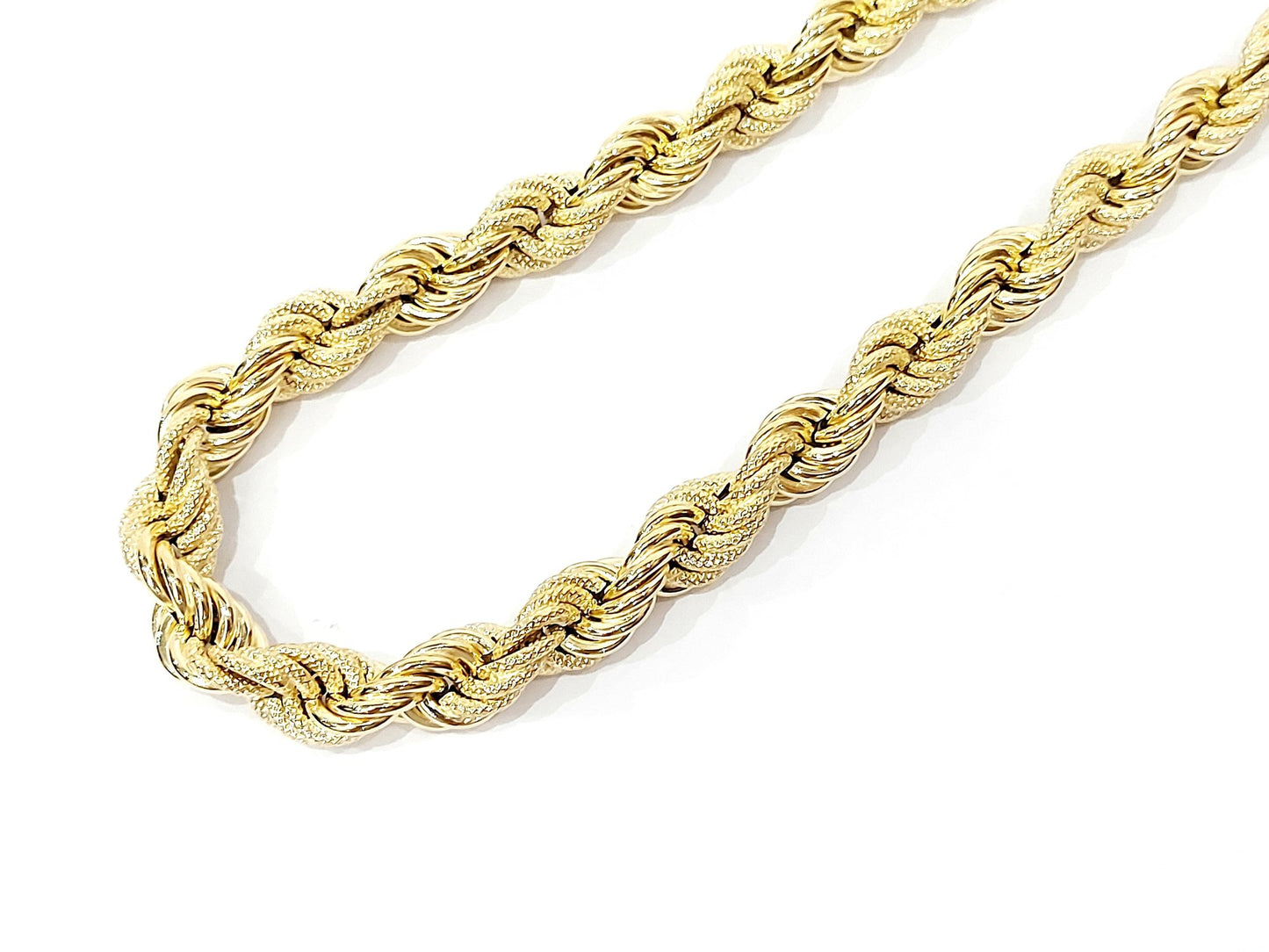 Collana maglia funetta Unisex Oro Giallo 18 kt - 750 60 cm