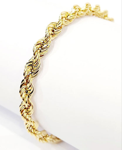 Bracciale funetta in Oro Giallo 18 kt (750)