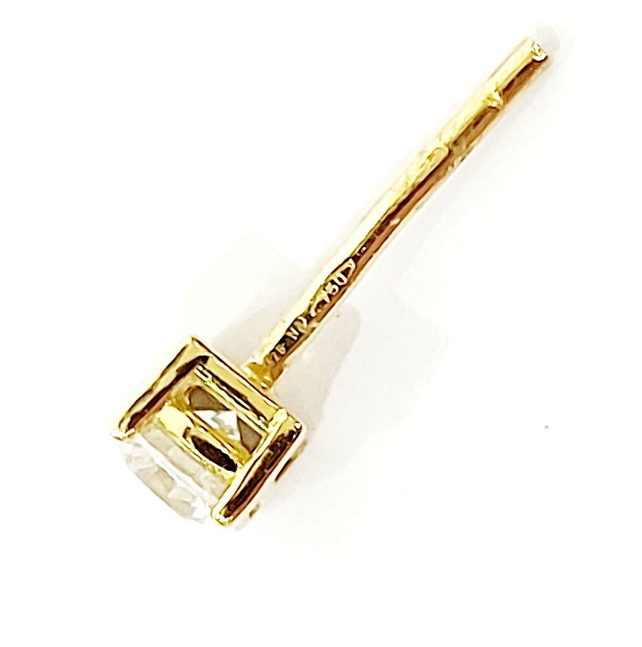 Orecchini punto luce a filo con Diamanti 0,40 ct in Oro Giallo 18 kt (750)