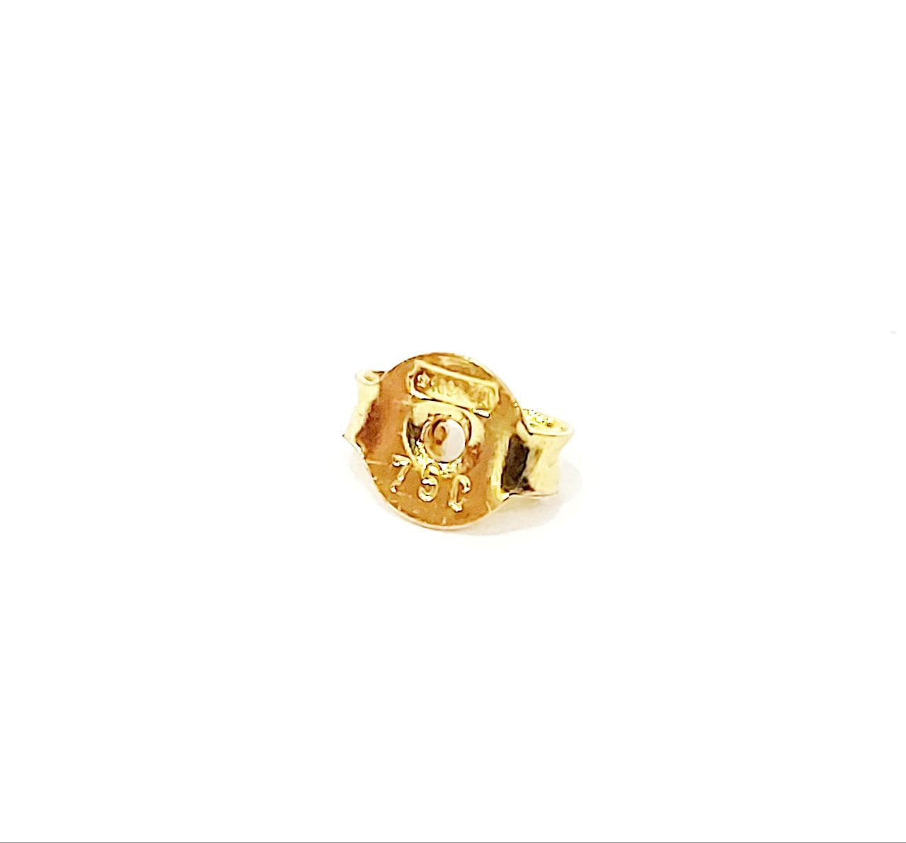 Orecchini punto luce a filo con Diamanti 0,40 ct in Oro Giallo 18 kt (750)