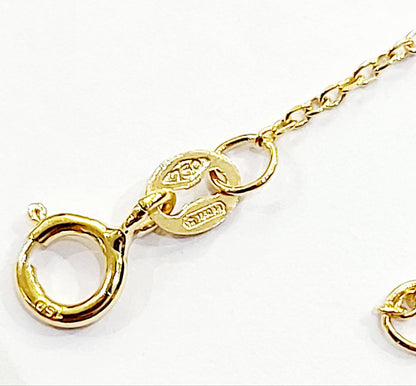 Collana pendente fantasia Oro Giallo 18kt-750 Diamanti ct 0,28 Smeraldo ct 0,55