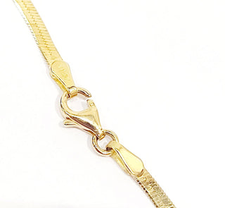 Collana collier modello piattina in Oro Giallo 18kt-750 -45 cm -Gr 5,23