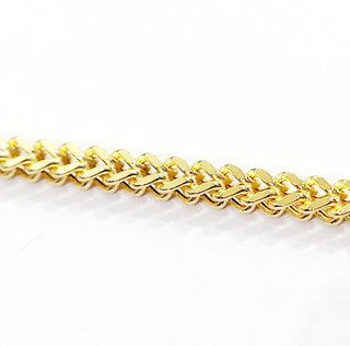 Bracciale modello spiga Unisex Oro Giallo 18 kt -750 -20 cm