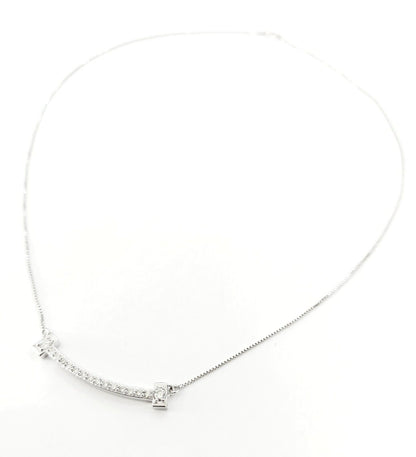 Collier sorriso con Diamanti 0,72 ct in Oro Bianco 18 kt (750)