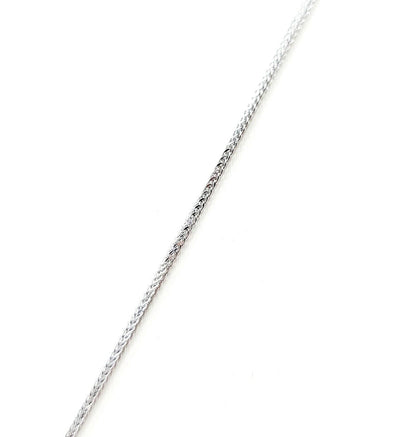 Collana  pendente  Diamanti Neri ct  0,56 Diamanti Bianchi  ct 0,30  Oro Bianco 18 kt-750